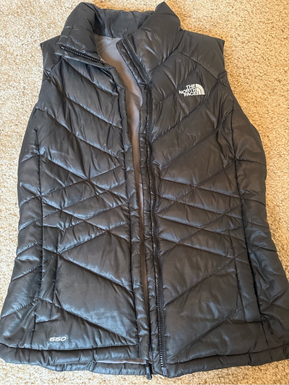 The North Face Women’s Black Quilted Packable Vest